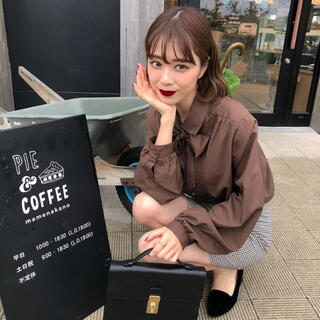 Vintage brown blouse(シャツ/ブラウス(長袖/七分))