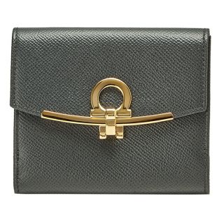 フェラガモ(Ferragamo)の新品 フェラガモ FERRAGAMO 2つ折り財布 ミニ ウォレット サッビアディストロボリ(財布)