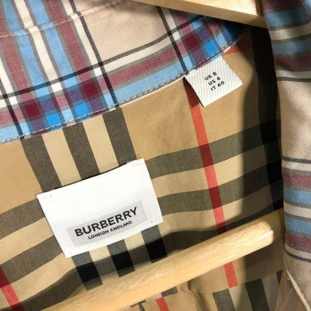 BURBERRY - 『BURBERRY』バーバリー (M) 切り替え ノバチェックシャツ ...