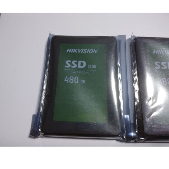 新品 SSD C100 480GB SATA3 2個セットスマホ/家電/カメラ