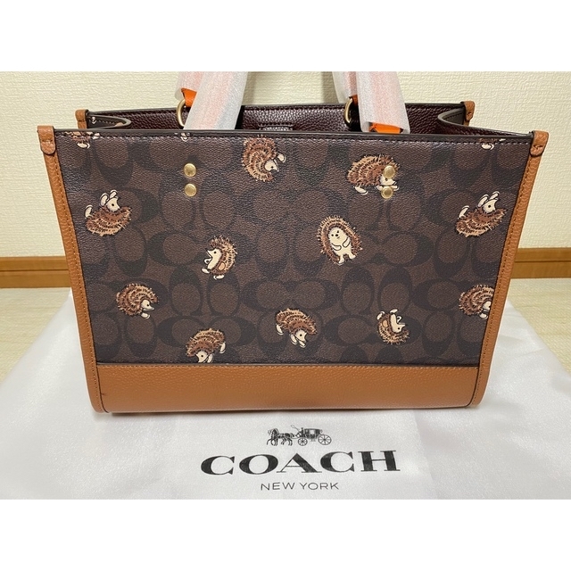 大人気！coach ハンドバック デンプシー キャリーオール　チェック