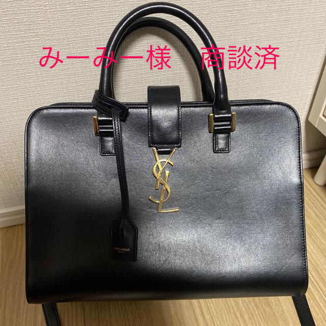 【美品】YSL サンローラン ベイビーカバス ブラック ハンドバッグ