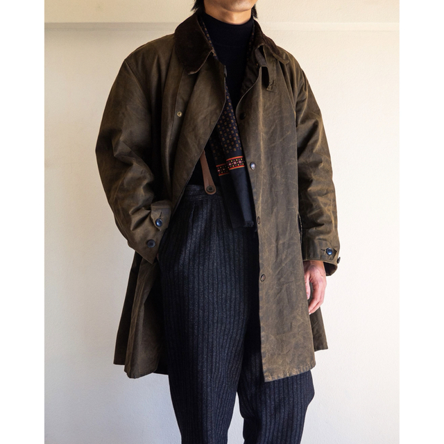 Barbour(バーブァー)のVintage Barbour "3/4 Coat" 2ワラント 80's メンズのジャケット/アウター(ブルゾン)の商品写真