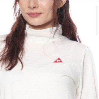 ルコックスポルティフ(le coq sportif)の新品 希少 LL デサント lecoq golf SHIRT プロ仕様モデル 白(ウエア)