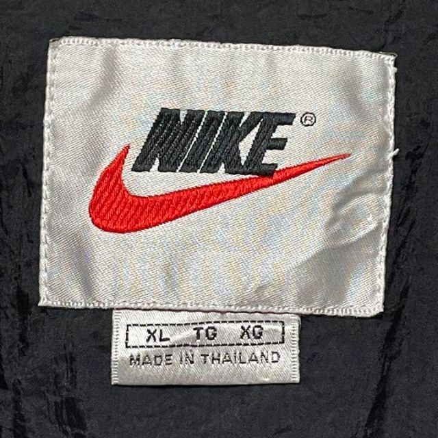 【USA】90ｓ Nike銀タグ ナイロンジャケット オーバーサイズ刺繍ロゴ 8