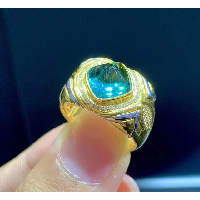 超特価】 ⭐︎【高級】トルマリン リング k18 2.86ct リング(指輪