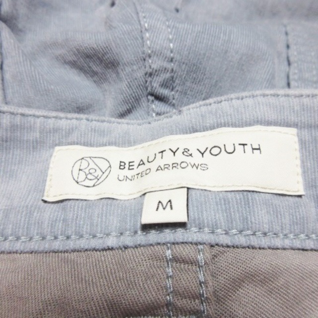 BEAUTY&YOUTH UNITED ARROWS(ビューティアンドユースユナイテッドアローズ)のB&Y パンツ コーデュロイ テーパード スキニー ストレッチ M グレー レディースのパンツ(その他)の商品写真