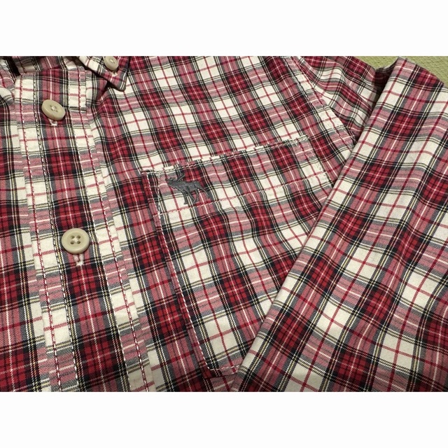 Abercrombie&Fitch(アバクロンビーアンドフィッチ)のカジュアルシャツ　コットン100% メンズのトップス(シャツ)の商品写真