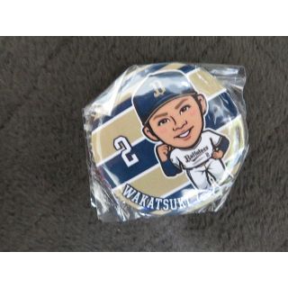若月健矢　交流戦　イラスト缶バッジ　２０２２　オリックス・バファローズ