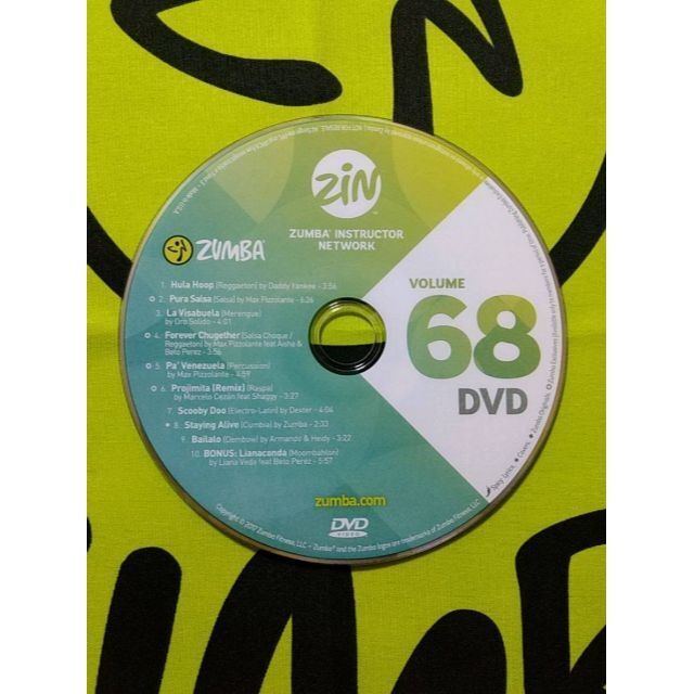 超希少品！　ZUMBA ズンバ ZIN16 CD DVD インストラクター専用