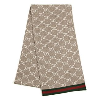 グッチ(Gucci)の新品 グッチ GUCCI マフラー・ストール  ブラウン(マフラー/ショール)