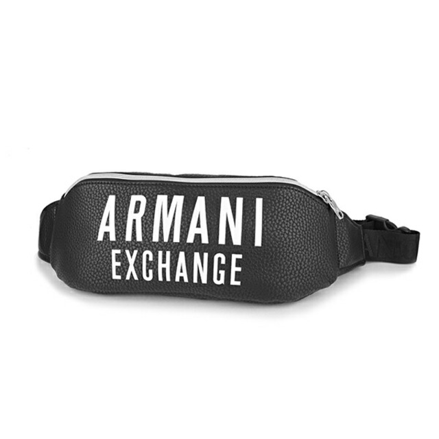 新品 アルマーニ ARMANI EXCHANGE ウエストバッグ・ボディバッグ ブラック