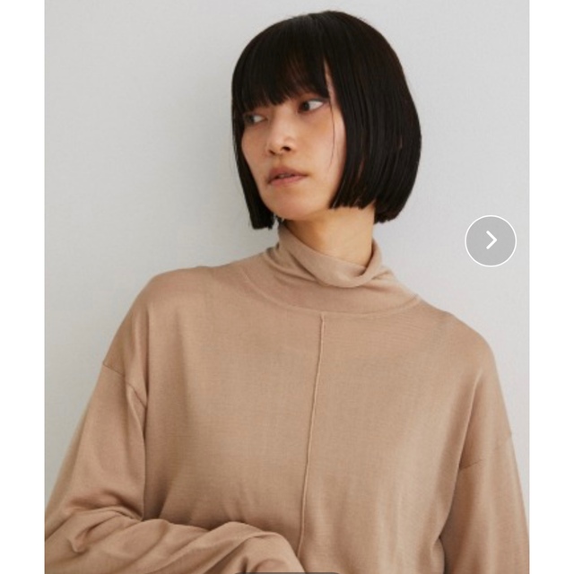 CLANE(クラネ)のSTYLEMIXER シアーハイネックトップ レディースのトップス(カットソー(長袖/七分))の商品写真