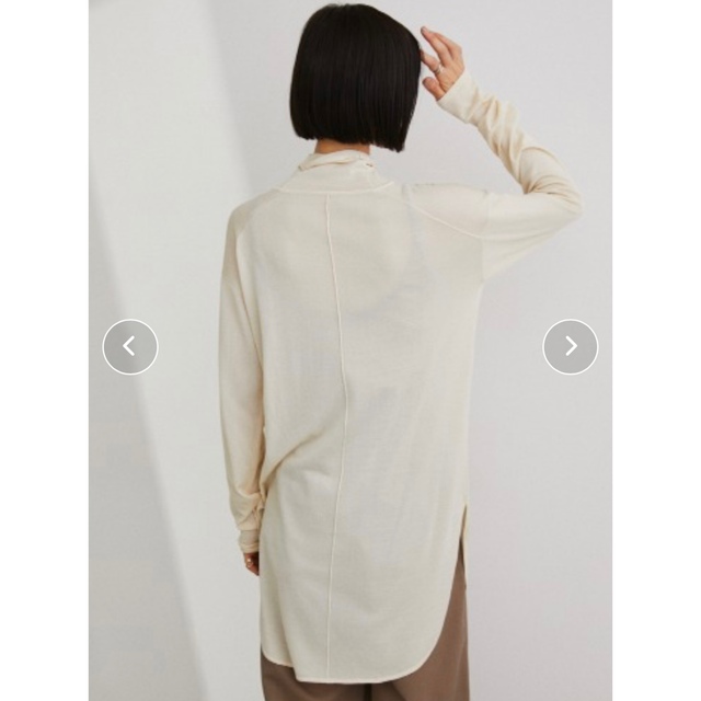 CLANE(クラネ)のSTYLEMIXER シアーハイネックトップ レディースのトップス(カットソー(長袖/七分))の商品写真