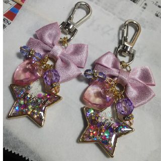 レジン、キーホルダー(キーホルダー)