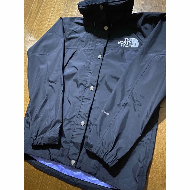 紺×赤 美品 THE NORTH FACE マウンテンレインテックスジャケット M