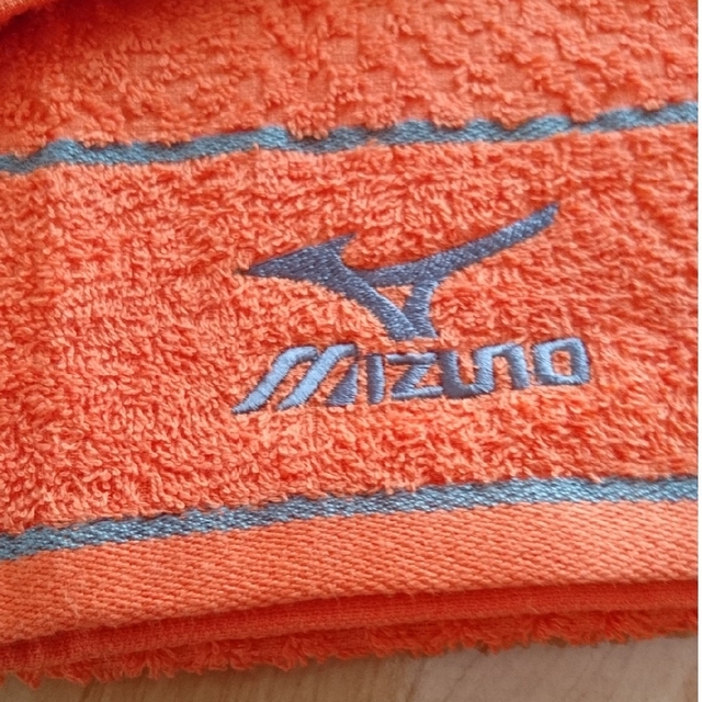 MIZUNO スポーツタオル オレンジ フェイスタオル タオル 2枚 フリマ