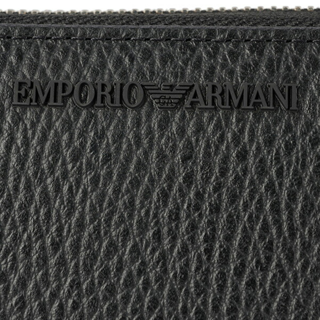 新品 アルマーニ EMPORIO ARMANI 長財布 ブラック 黒