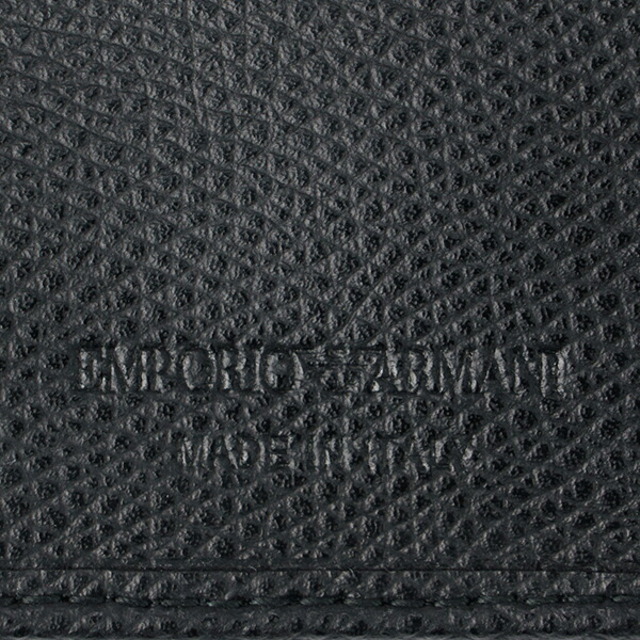 新品 アルマーニ EMPORIO ARMANI 2つ折り財布 ネロ 7
