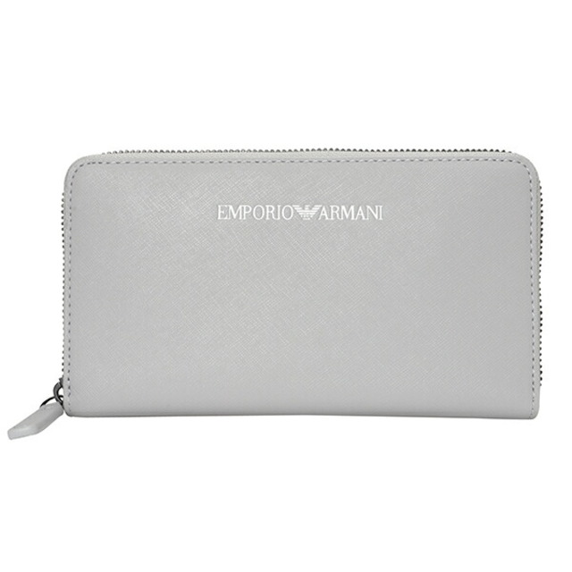 新品 アルマーニ EMPORIO ARMANI 長財布 グレー - 長財布