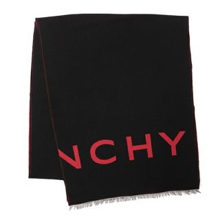 ジバンシィ(GIVENCHY)の新品 ジバンシイ GIVENCHY マフラー・ストール ロゴ マフラー ブラック 黒(マフラー)