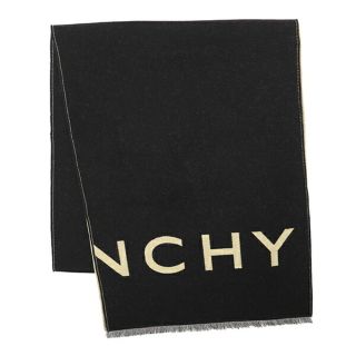 ジバンシィ(GIVENCHY)の新品 ジバンシイ GIVENCHY マフラー・ストール ロゴ マフラー ブラック 黒(マフラー)