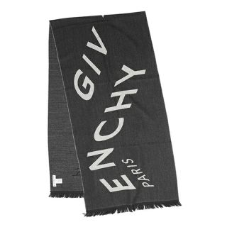 ジバンシィ(GIVENCHY)の新品 ジバンシイ GIVENCHY マフラー・ストール ロゴ スカーフ ブラック 黒(マフラー)