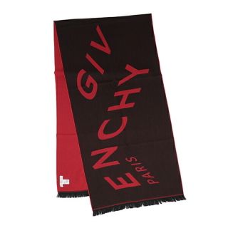 ジバンシィ(GIVENCHY)の新品 ジバンシイ GIVENCHY マフラー・ストール ロゴ スカーフ ブラック 黒(マフラー)