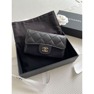 シャネル(CHANEL)のみゆみゆさん専用☆Chanel キャビアスキン　ゴールド　カードケース(名刺入れ/定期入れ)