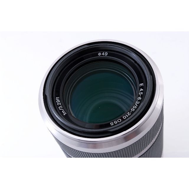 SONY(ソニー)のSONY E55-210mm F4.5-6.3 OSS SEL55210 スマホ/家電/カメラのカメラ(レンズ(ズーム))の商品写真