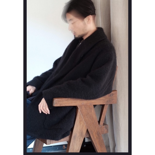 COMOLI - comoli カシミヤショールカラーコート ネイビー1の通販 by COMOLI - comoli カシミヤショールカラーコート ネイビー1の通販 by