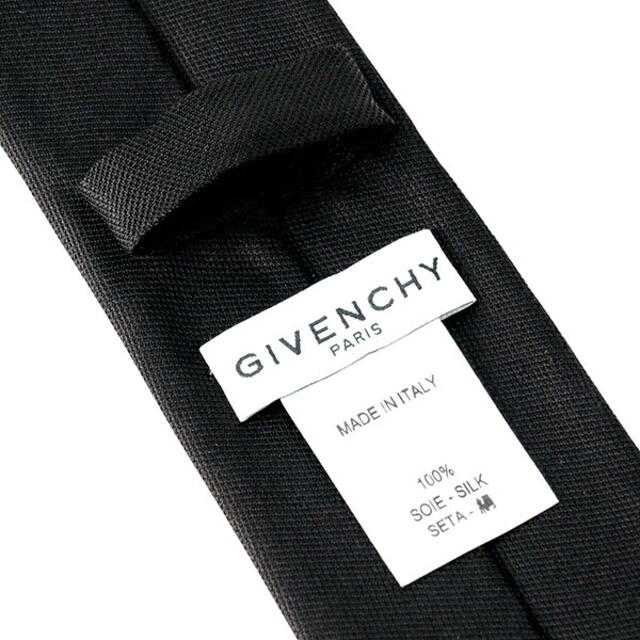 GIVENCHY(ジバンシィ)の新品 ジバンシイ GIVENCHY ネクタイ ナロータイ ブラック/イエロー メンズのファッション小物(ネクタイ)の商品写真