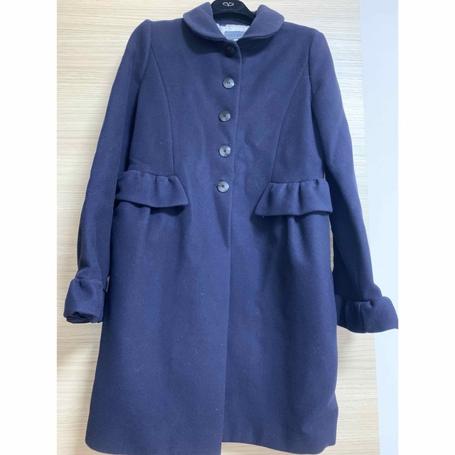 Simonetta(シモネッタ)のシモネッタ　ネイビーコート　美品　166 キッズ/ベビー/マタニティのキッズ服女の子用(90cm~)(コート)の商品写真