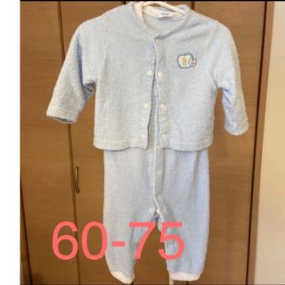 ファミリア(familiar)のファミリア　babygro ロンパース　　カーディガンセット　60 65 70(カバーオール)