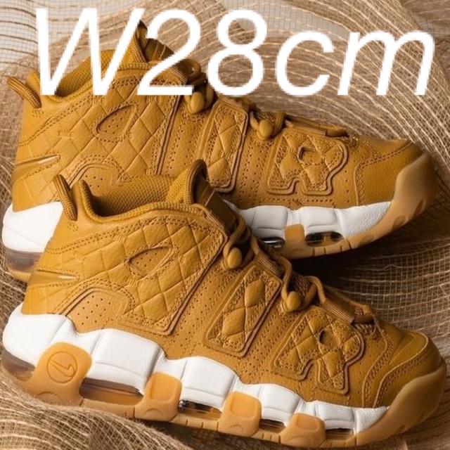 海外限定28㎝ NIKE エアモア アップテンポ Wheat Gum モアテン 値段