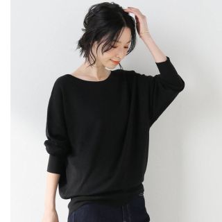 スローブイエナ(SLOBE IENA)の【美品】SLOBE IENA ウォッシャブル ウール ボートネック ニット(ニット/セーター)