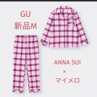 ジーユー(GU)のジーユー　サンリオ　ANNA SUI　フランネルパジャマ(パジャマ)