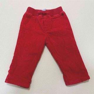 プチバトー(PETIT BATEAU)の中古　プチバトー　パンツ　1歳　レッド(パンツ)