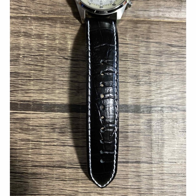 美品 SEIKO セイコー メンズ腕時計 クロノグラフ クォーツ 革ベルト
