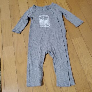 ベビーギャップ(babyGAP)のグレーロンパース(ロンパース)