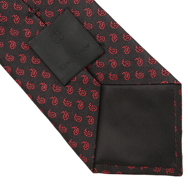 GIVENCHY(ジバンシィ)の新品 ジバンシイ GIVENCHY ネクタイ レギュラータイ ブラック 黒 レッド 赤 メンズのファッション小物(ネクタイ)の商品写真