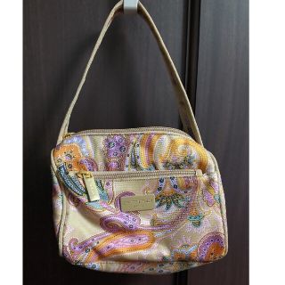 エトロ(ETRO)の【ご専用】エトロ バッグ ポーチ ペイズリー ミニバッグ  美品✨春色(ハンドバッグ)