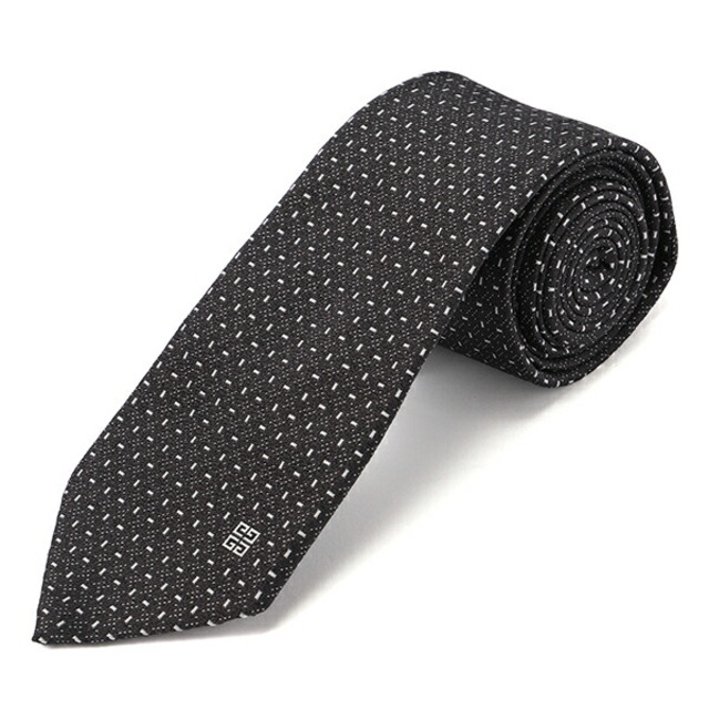 GIVENCHY(ジバンシィ)の新品 ジバンシイ GIVENCHY ネクタイ レギュラータイ ブラック メンズのファッション小物(ネクタイ)の商品写真