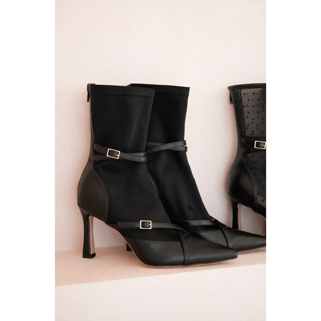 Double Belt Ankle Boots