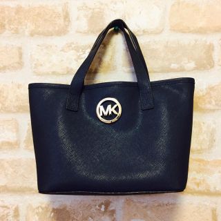 マイケルコース(Michael Kors)のマイケルコース ネイビー ハンドバッグ(ハンドバッグ)