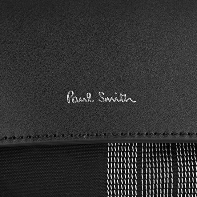 Paul Smith(ポールスミス)の新品 ポールスミス PAUL SMITH リュックサック チェック バックパック ブラック メンズのバッグ(バッグパック/リュック)の商品写真