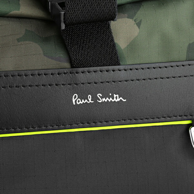 Paul Smith(ポールスミス)の新品 ポールスミス PAUL SMITH リュックサック ROLL-TOP BACKPACK ブラック メンズのバッグ(バッグパック/リュック)の商品写真