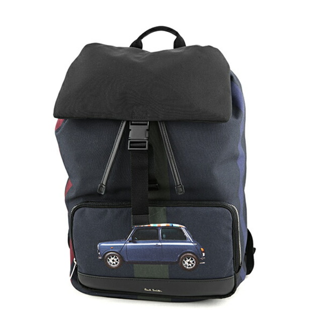 Paul Smith(ポールスミス)の新品 ポールスミス PAUL SMITH リュックサック FLAP BACKPACK ネイビー メンズのバッグ(バッグパック/リュック)の商品写真