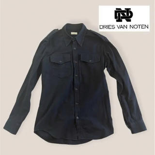 ドリスヴァンノッテン(DRIES VAN NOTEN)のDRIES VAN NOTEN 長袖シャツ 46 コットン エポーレットシャツ(シャツ)