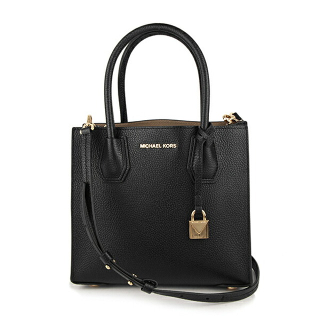 新品 マイケルコース MICHAEL KORS ハンドバッグ MD MESSENGER約600gBLACK本体